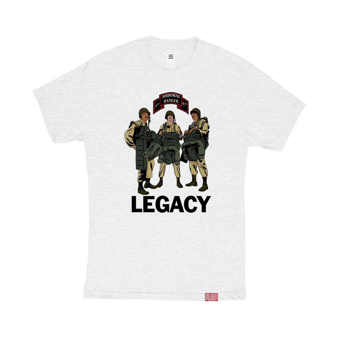 Triple Nikel Buffalo 2nd Rangers Company Graphic Tee Medium / Heather White, image size:1080x1080