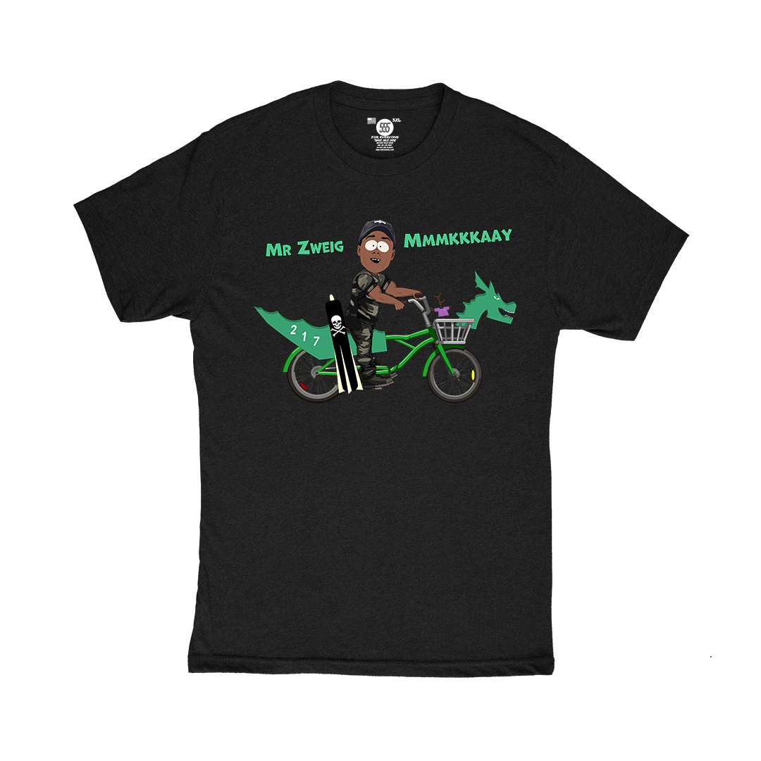 Jake Zweig "Mmmmkkkaaaayyy" Graphic Tee by Triple Nikel