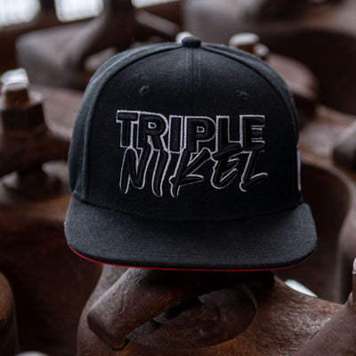 Triple Nikel Hats ONE SIZE FITS ALL / Black / Team Gear Triple Nikel Streetwear EBONY & IVORY Team UNISEX Snapback