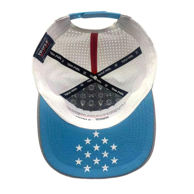 Triple Nikel Hats ONE SIZE FITS ALL / Gray | White | Light Blue / Military Pride Triple Nikel Cashe Medal of Honor, Performance Snapback Hat, Water-Resistant Baseball Cap for Men & Women