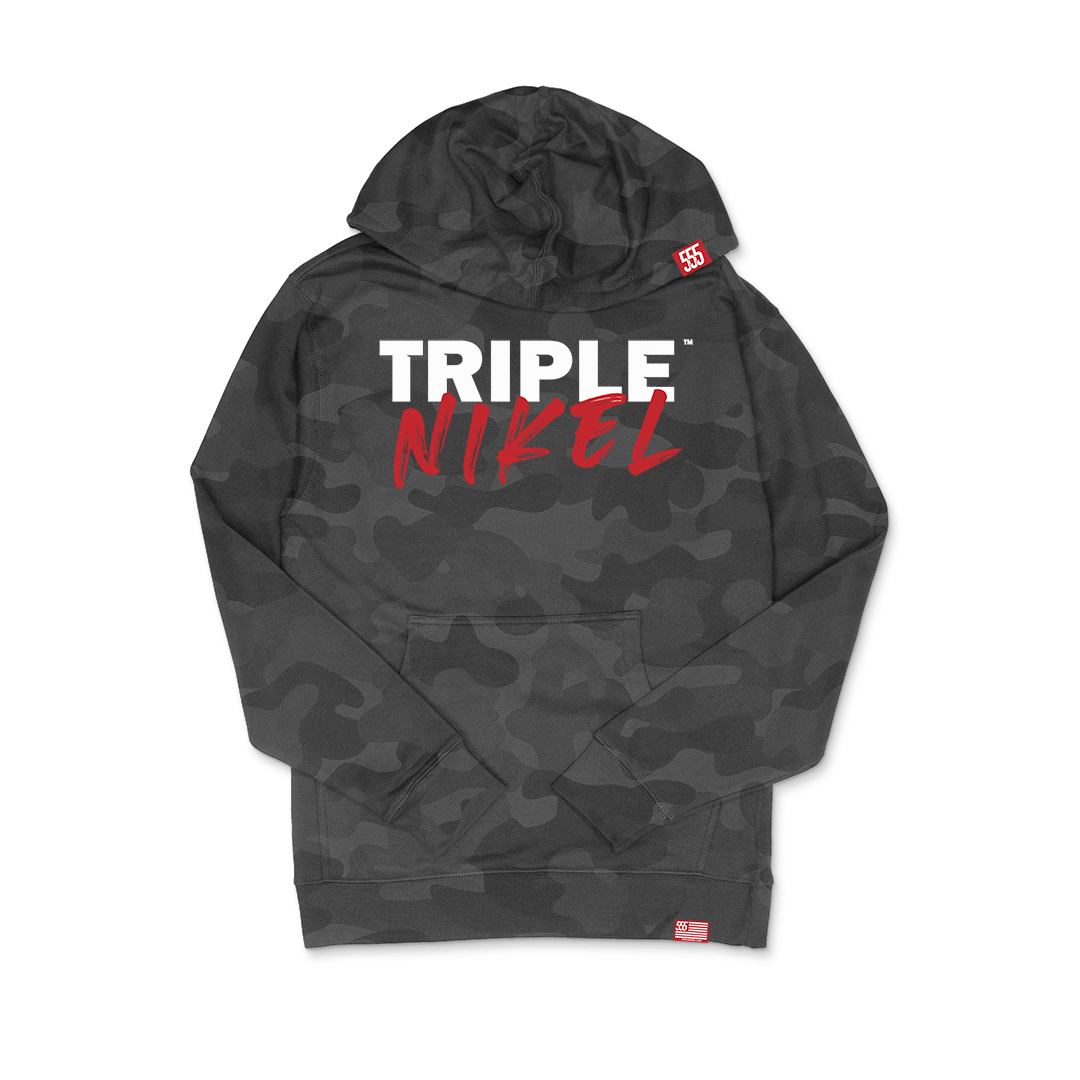 Triple Nikel Hoodie S / Black Camo / Team Gear Triple Nikel Streetwear TEAM SHIRT UNISEX Hoodie