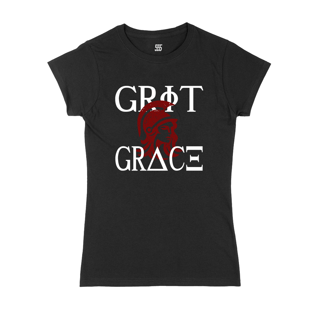 Triple Nikel T-Shirt Military Pride / S / Black Triple Nikel | BLK OPS | Grit & Grace Female Graphic Tee