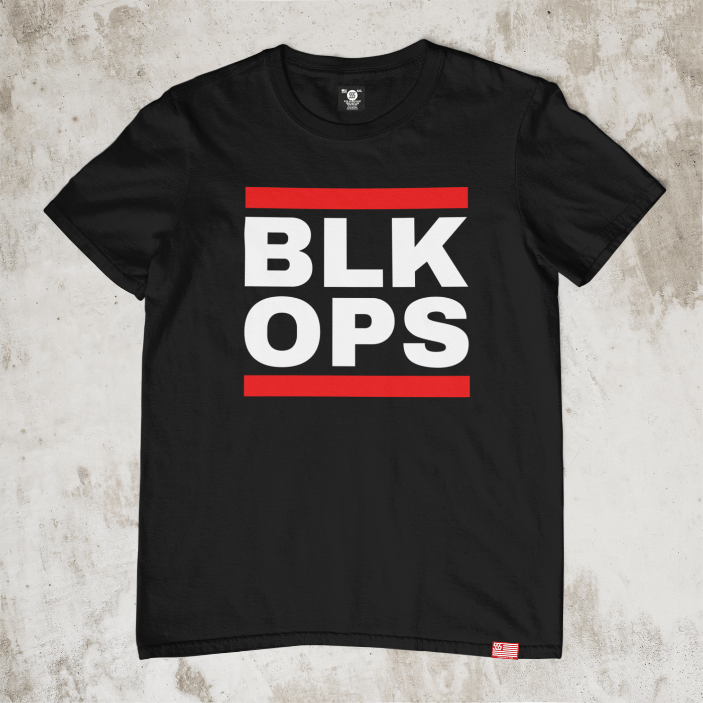 Triple Nikel T-Shirt S / Black / Military Pride Triple Nikel BLK OPS Veteran History Project Tee