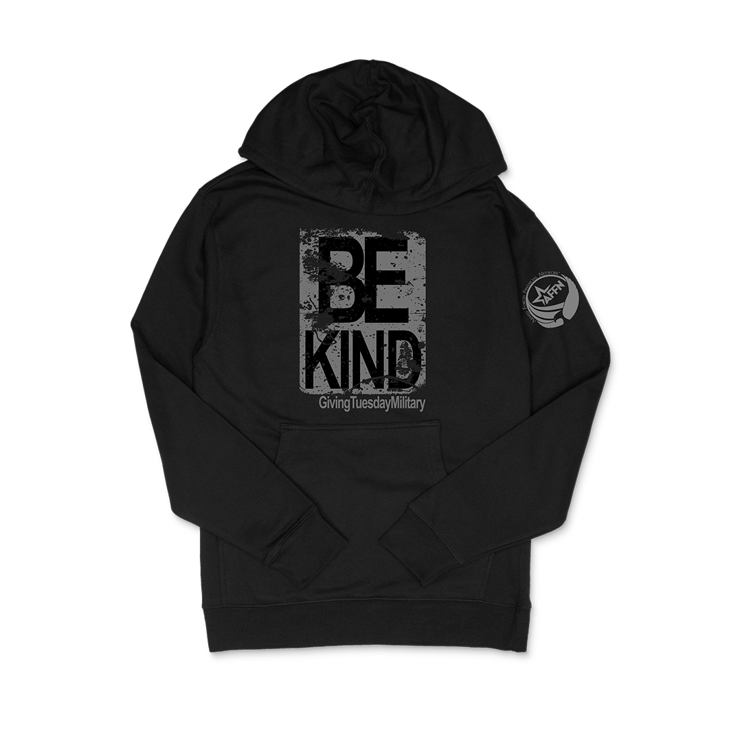 Triple Nikel T-Shirt S / Black Triple Nikel BE KIND Hoodie Giving Tuesday Military