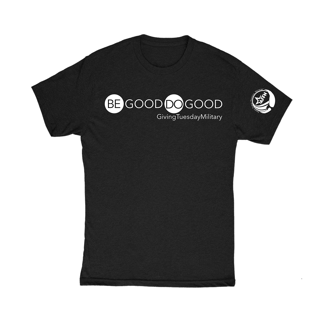 Triple Nikel T-Shirt S / Black Triple Nikel Do Good! UNISEX Giving Tuesday Military Tee