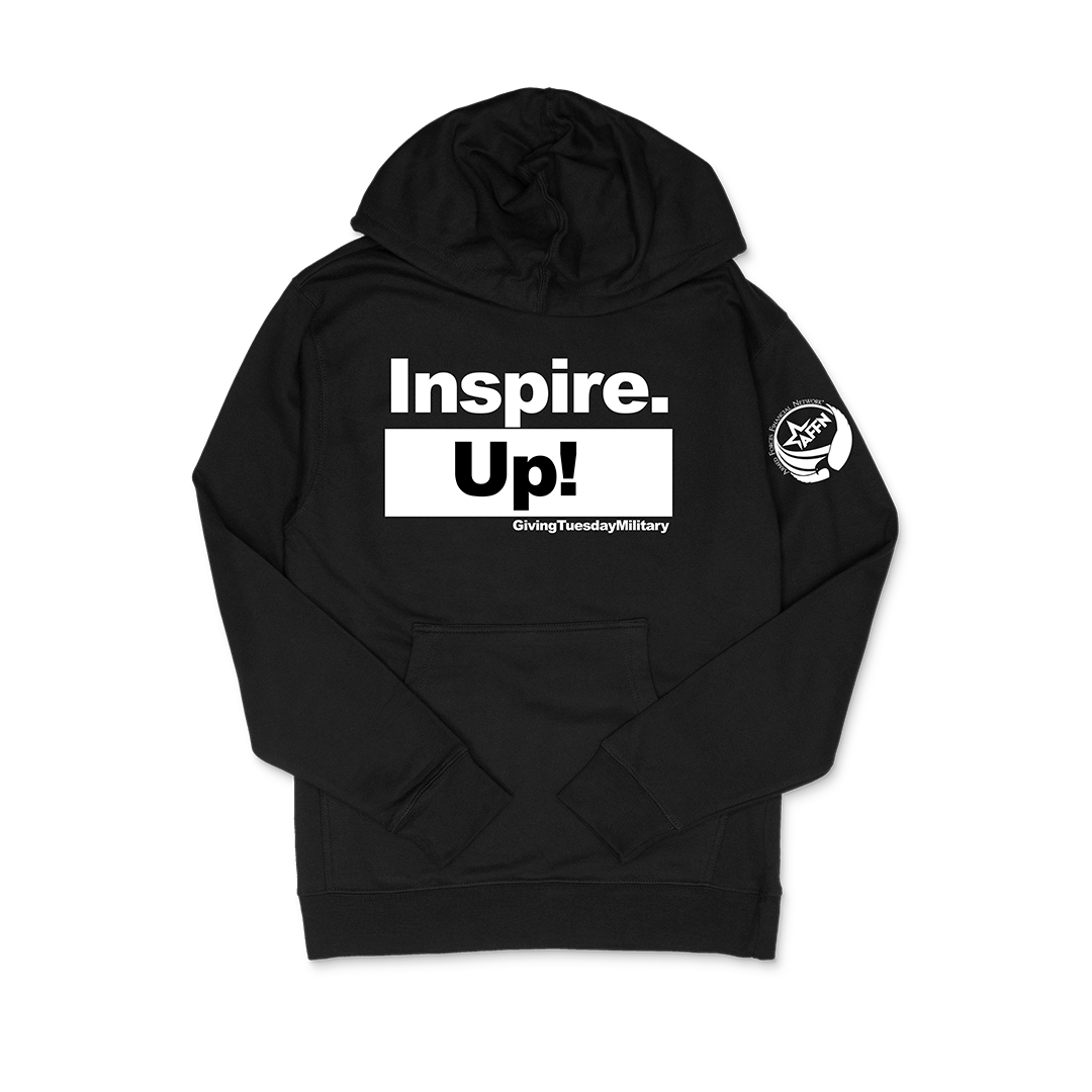 Triple Nikel T-Shirt S / Black Triple Nikel Inspire Up! Hoodie Giving Tuesday Military