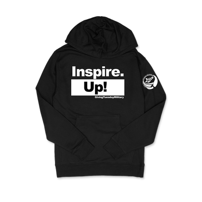 Triple Nikel T-Shirt S / Black Triple Nikel Inspire Up! Hoodie Giving Tuesday Military