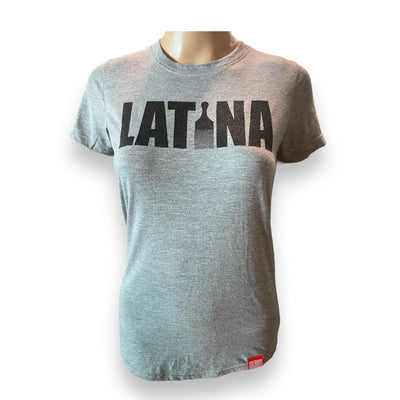 Triple Nikel T-Shirt S / Gray / Latino & Caribbean Pride Triple Nikel Streetwear Afro Latina FEMALE Graphic Tee