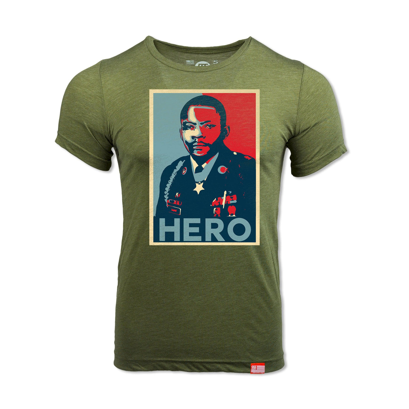 Triple Nikel T-Shirt S / OD Green / Military Pride Triple Nikel Streetwear Cashe/HERO UNISEX Graphic Tee