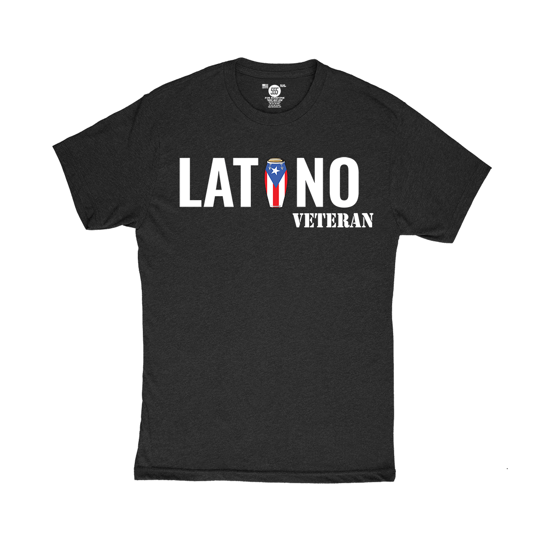 Triple Nikel T-Shirt S Triple Nikel Puerto Rican Latino Pride Veteran