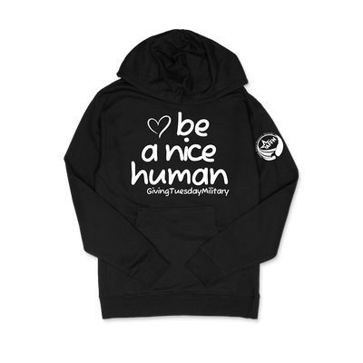 Triple Nikel T-Shirt Triple Nikel Be A Nice Human! Hoodie Giving Tuesday Military