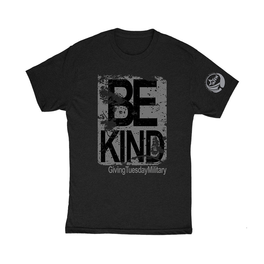 Triple Nikel T-Shirt Triple Nikel Be Kind! UNISEX Giving Tuesday Military Tee