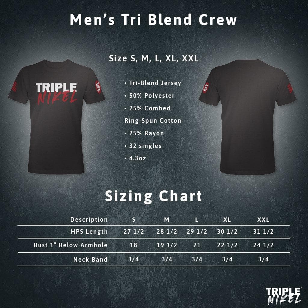 Triple Nikel T-Shirt Triple Nikel Streetwear CARIBBEAN Mens Graphic Tee